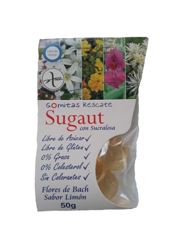 GOMITAS ARTESANALES SUGAUT  50 GR LINEA HEALTHY