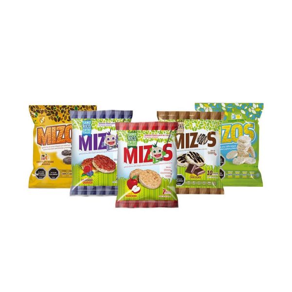 GALLETAS DE ARROZ VARIEDADES MIZOS 25 GR