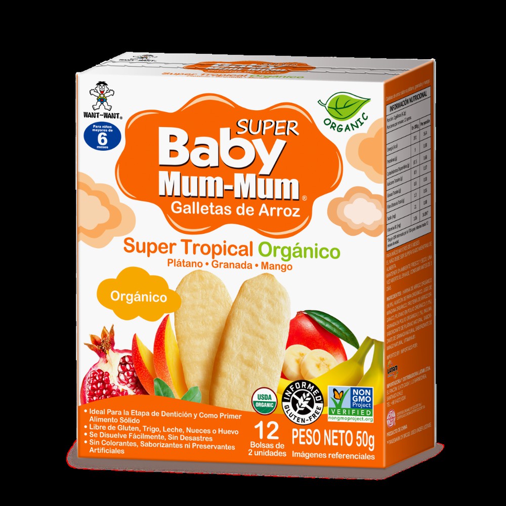 GALLETAS ORGANICAS ORIGINAL TOTTUS BEBE X 50G