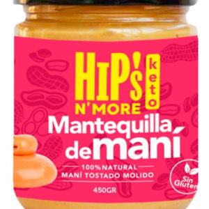 MANTEQUILLA DE MANI ORIGINAL HIP'S 450GR