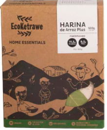 HARINAS SIN GLUTEN ECOKETRAWE 500GR